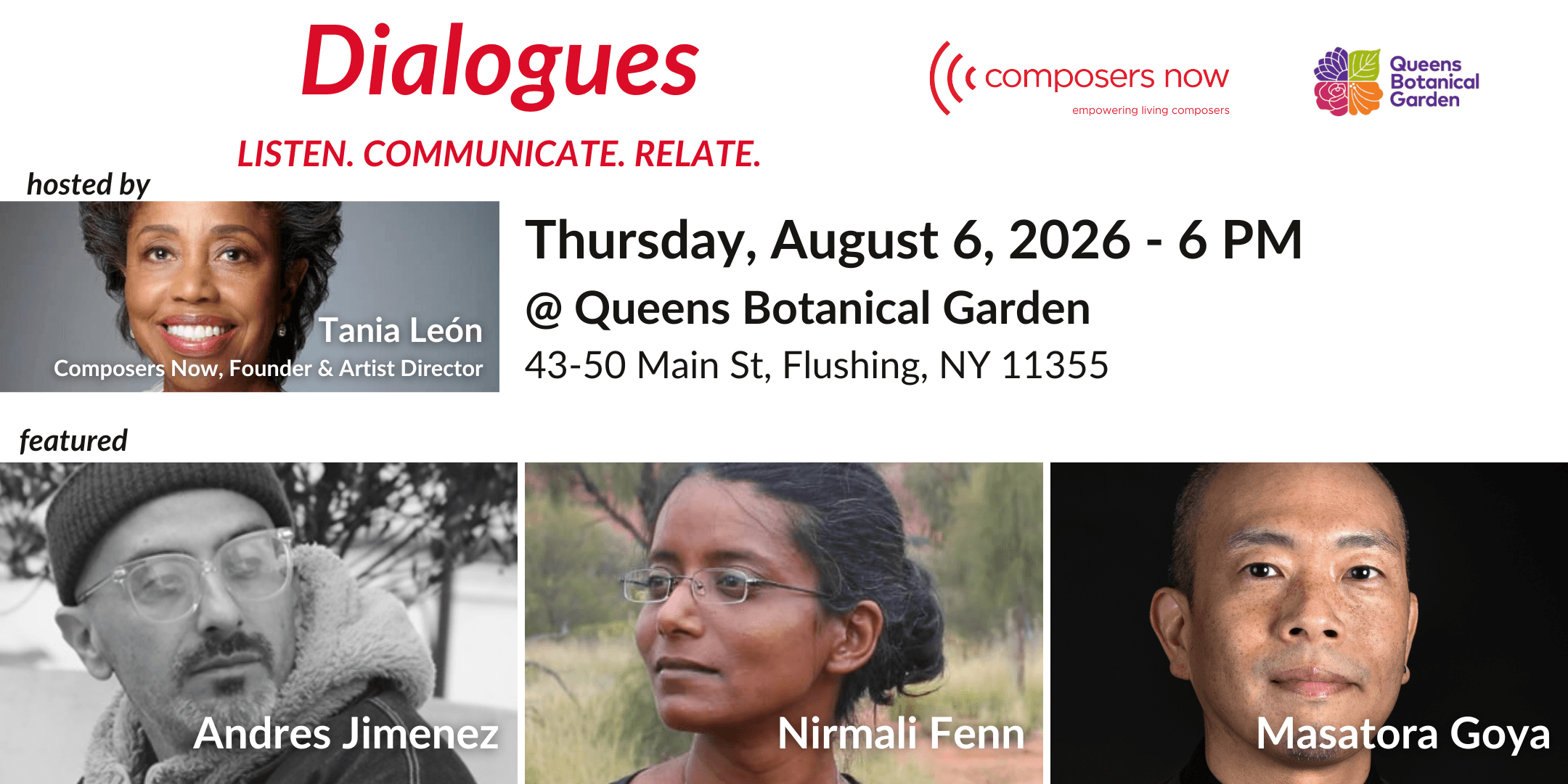 Composers Now Presents: Dialogues