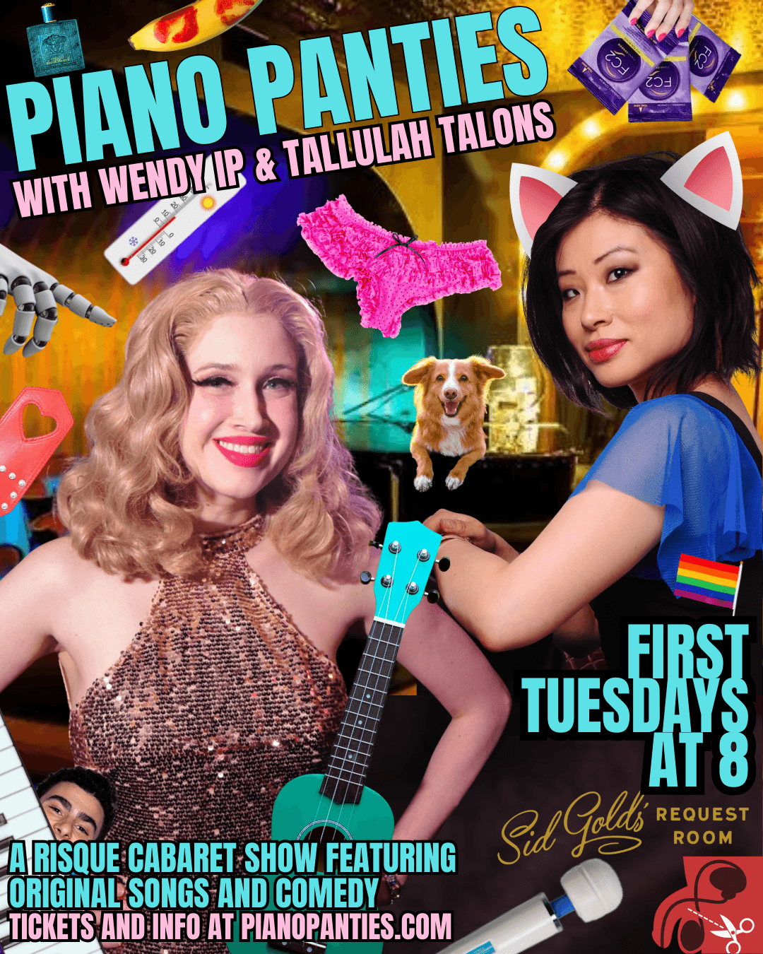 Piano Panties! With Tallulah Talons and Wendy Ip!
