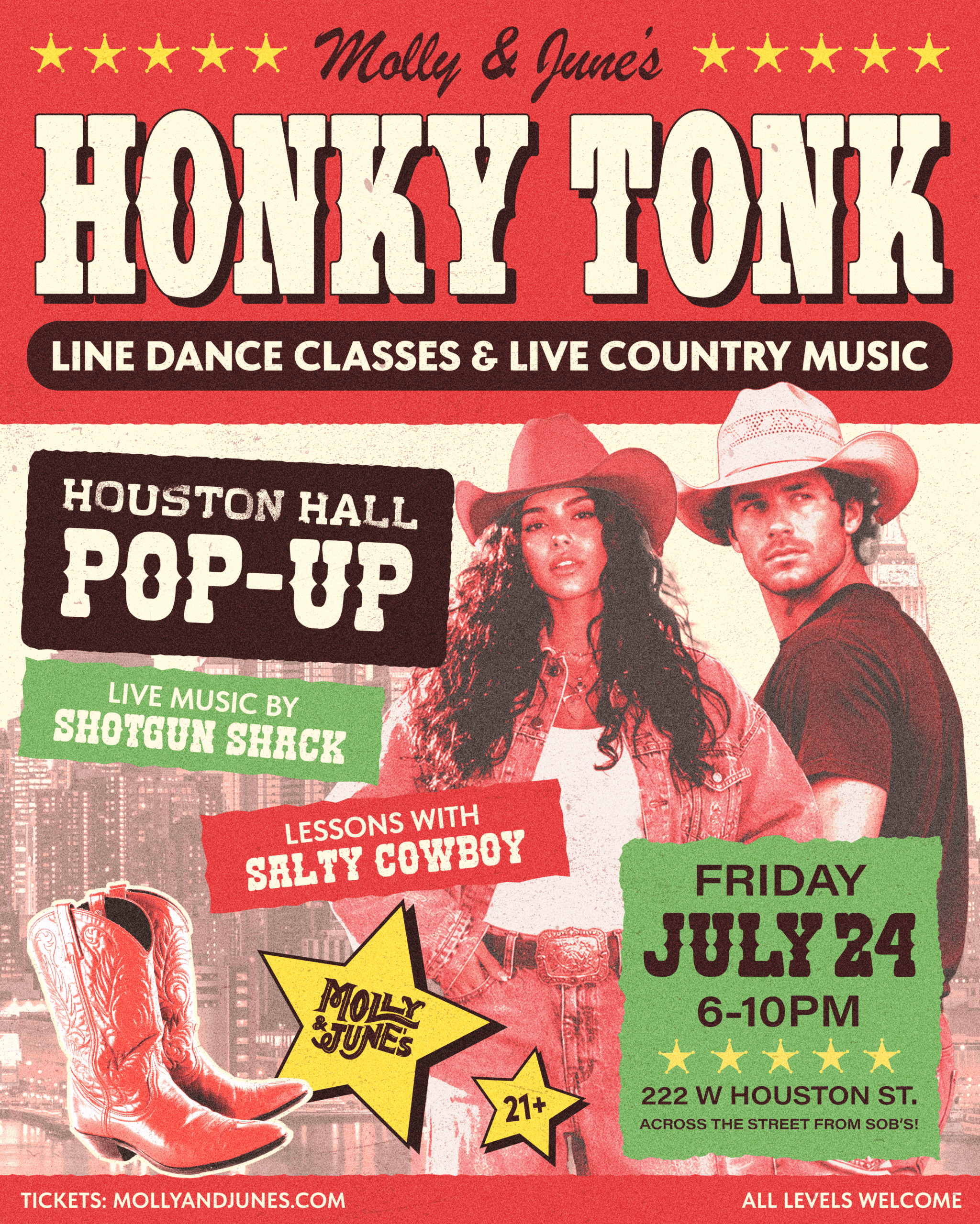 Molly & June's Honky Tonk: Houston Hall Pop-Up
