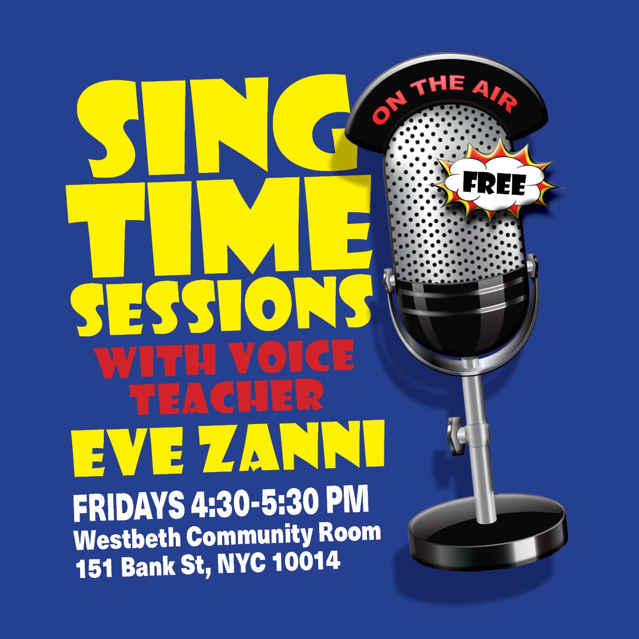 Sing Time Sessions with Eve Zanni