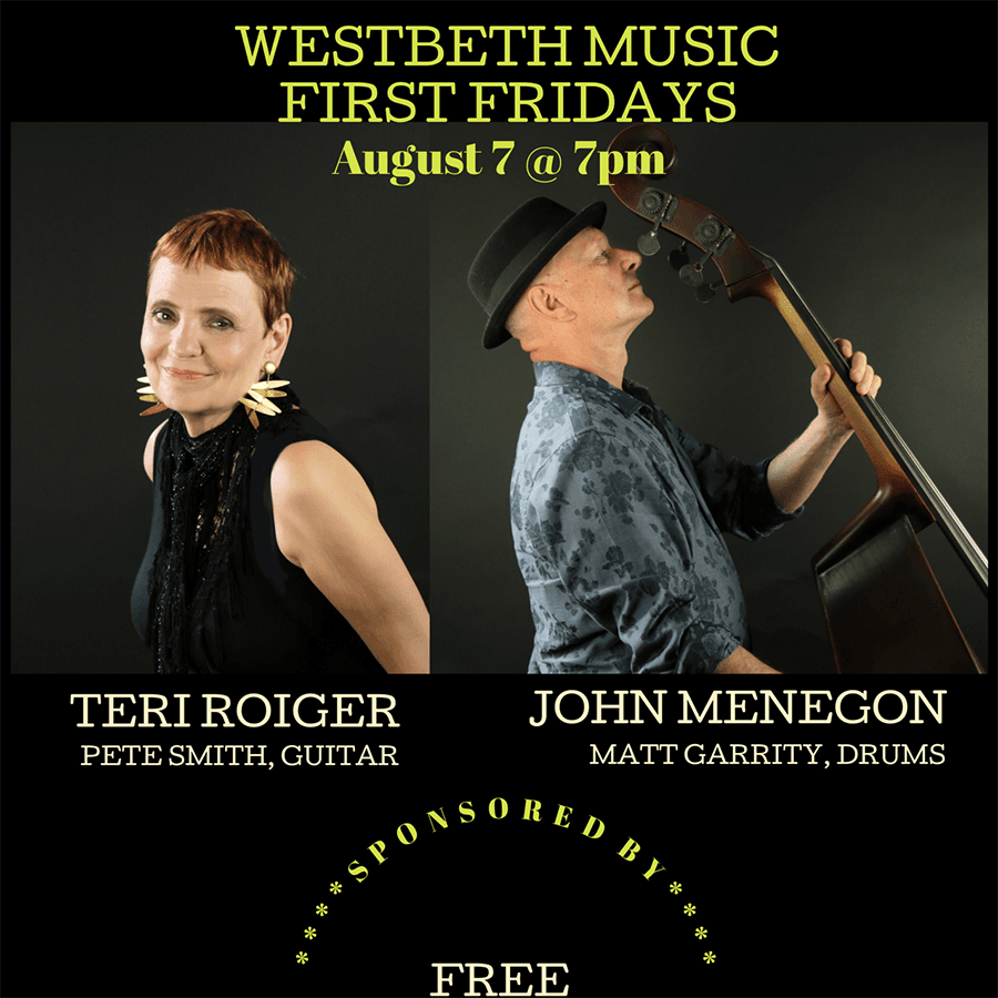 Teri Roiger and John Menegon First Friday Live Music