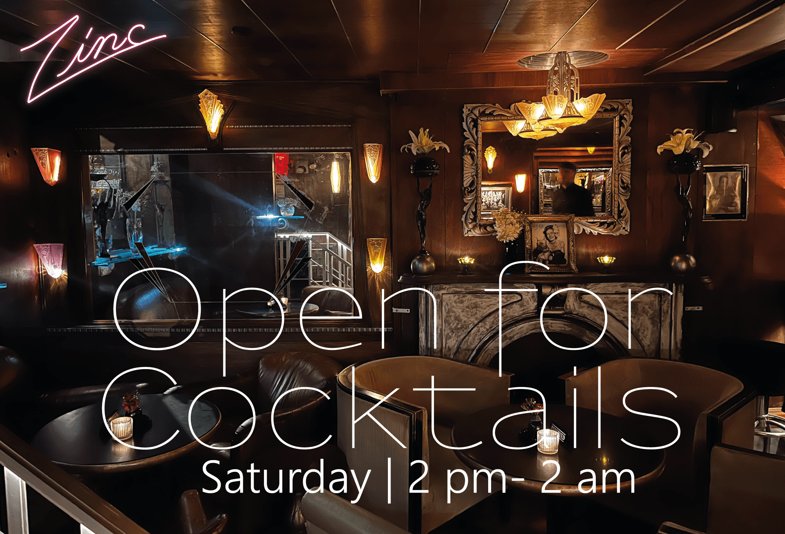 Open for Cocktails