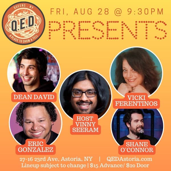 QED Presents (8/28 9:30)