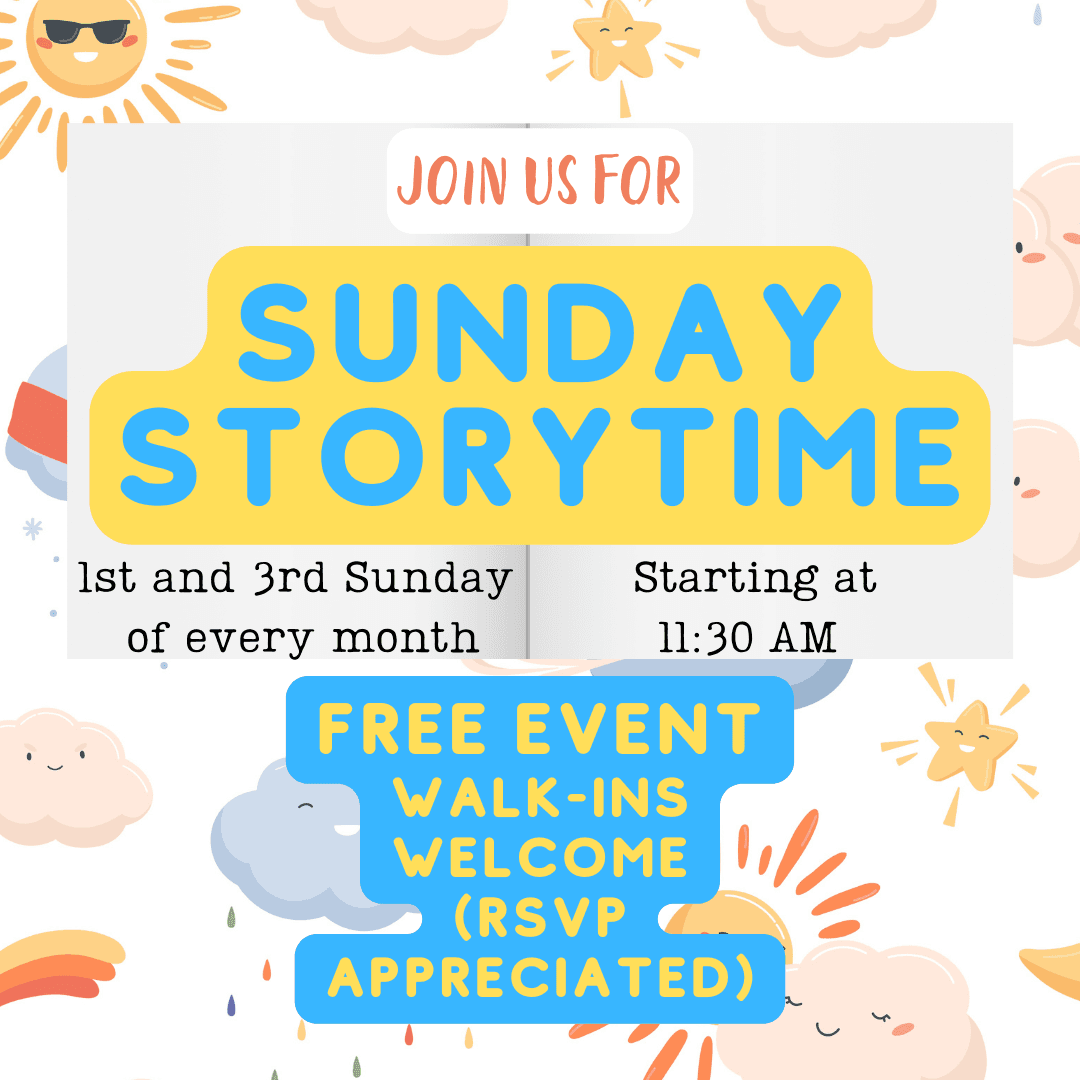 Sunday Story Time at the Bookshop