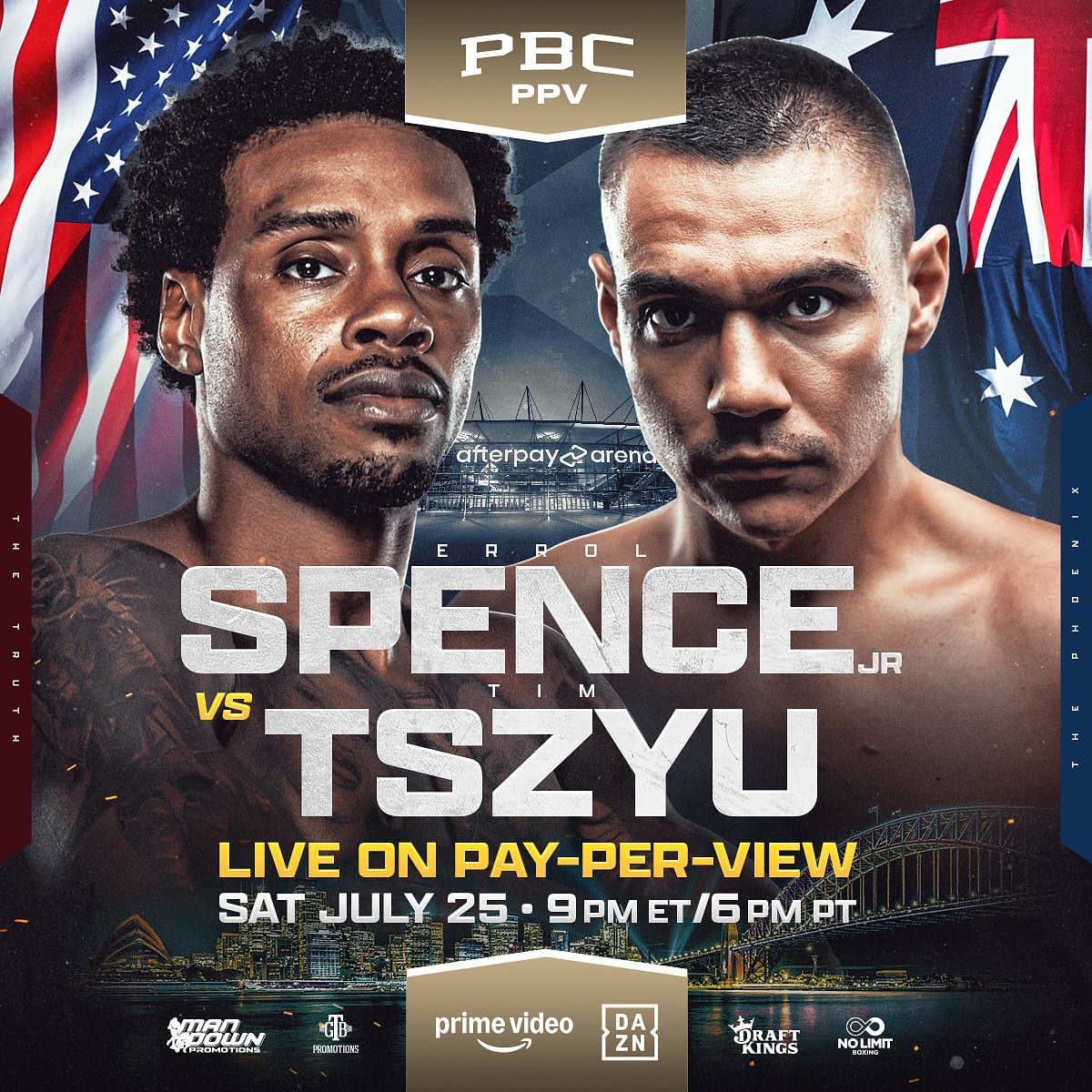 Errol Spence Jr. vs. Tim Tszyu | Live Boxing Watch Party
