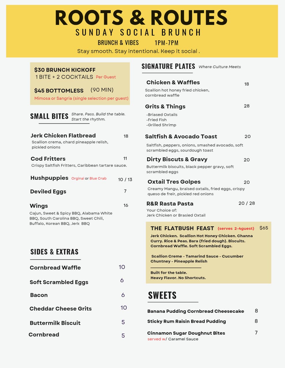 SAVORY SUNDAY BRUNCH