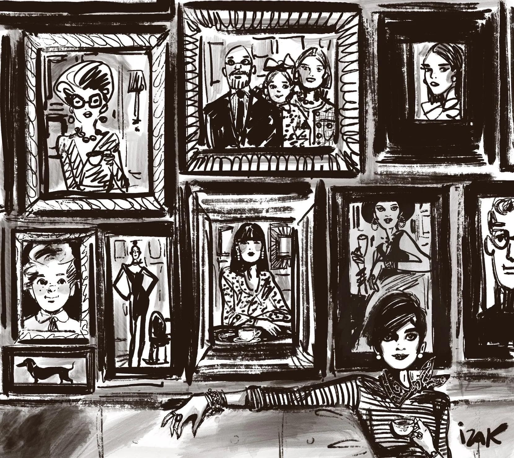Illustrator Tea with Izak Zenou