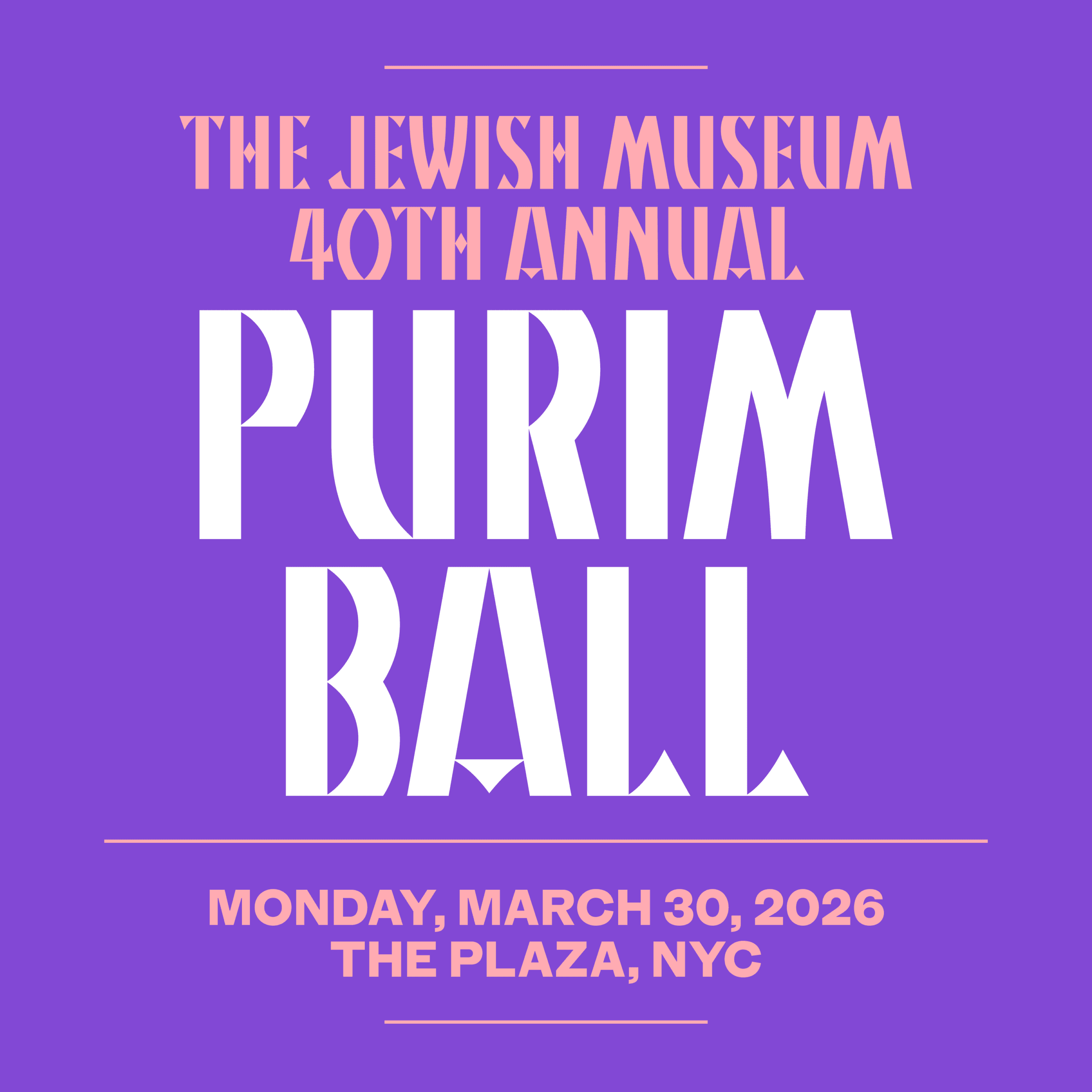 The Jewish Museum 40th Annual Purim Ball and After Party