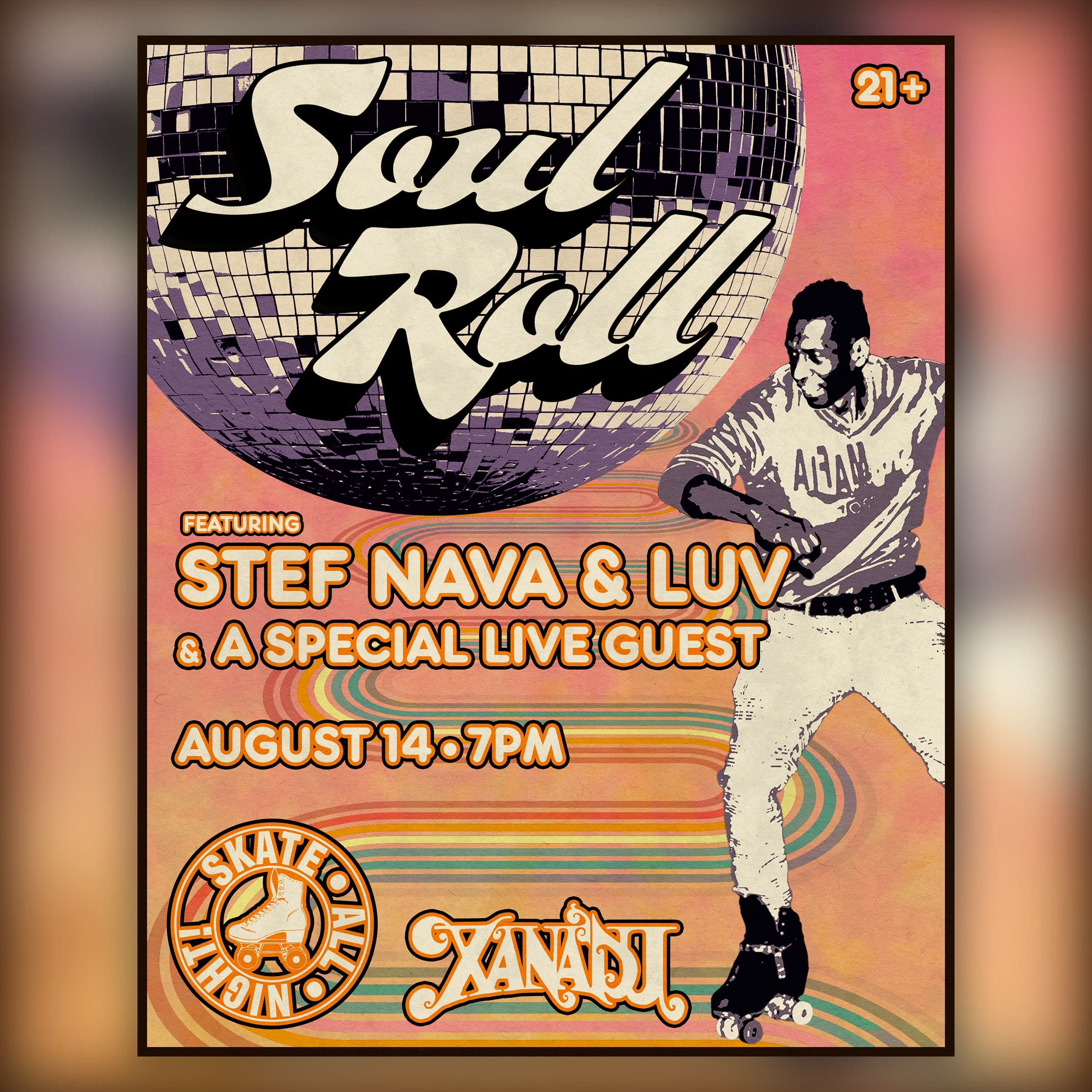 SOUL ROLL presented by Stef Nava & Luv: guest appearance from Yellow Shoots! (skate all night)