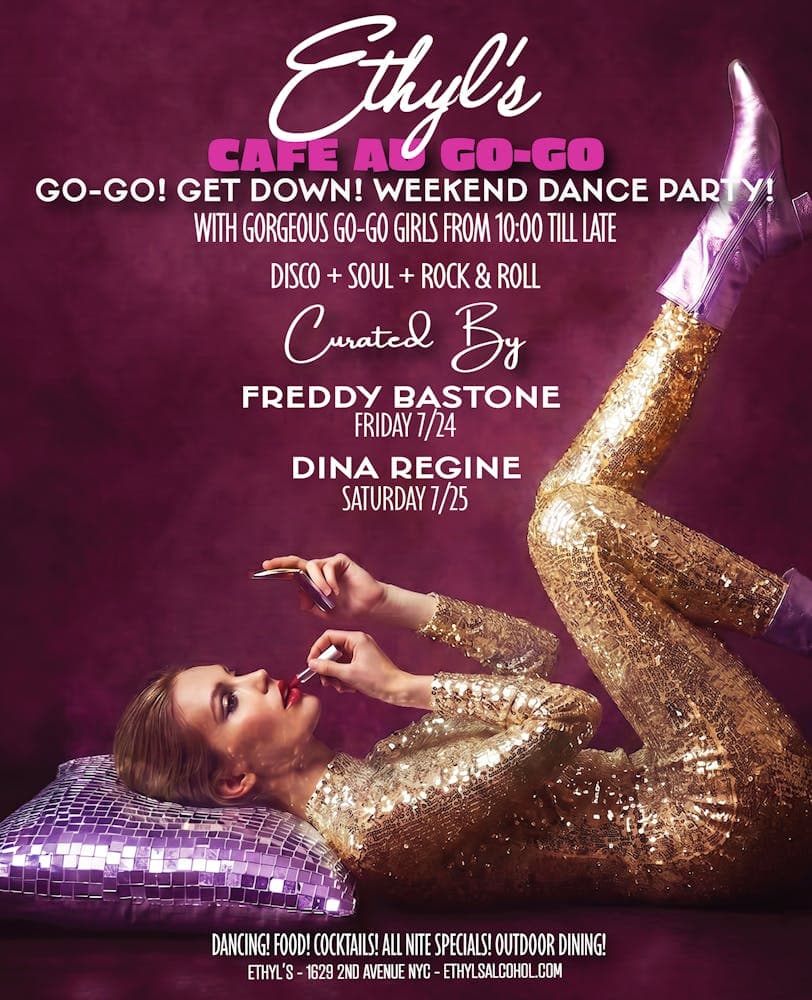 Go-Go! Get Down! Cafe Au Go-Go! Weekend Dance Party! (Freddy Bastone)