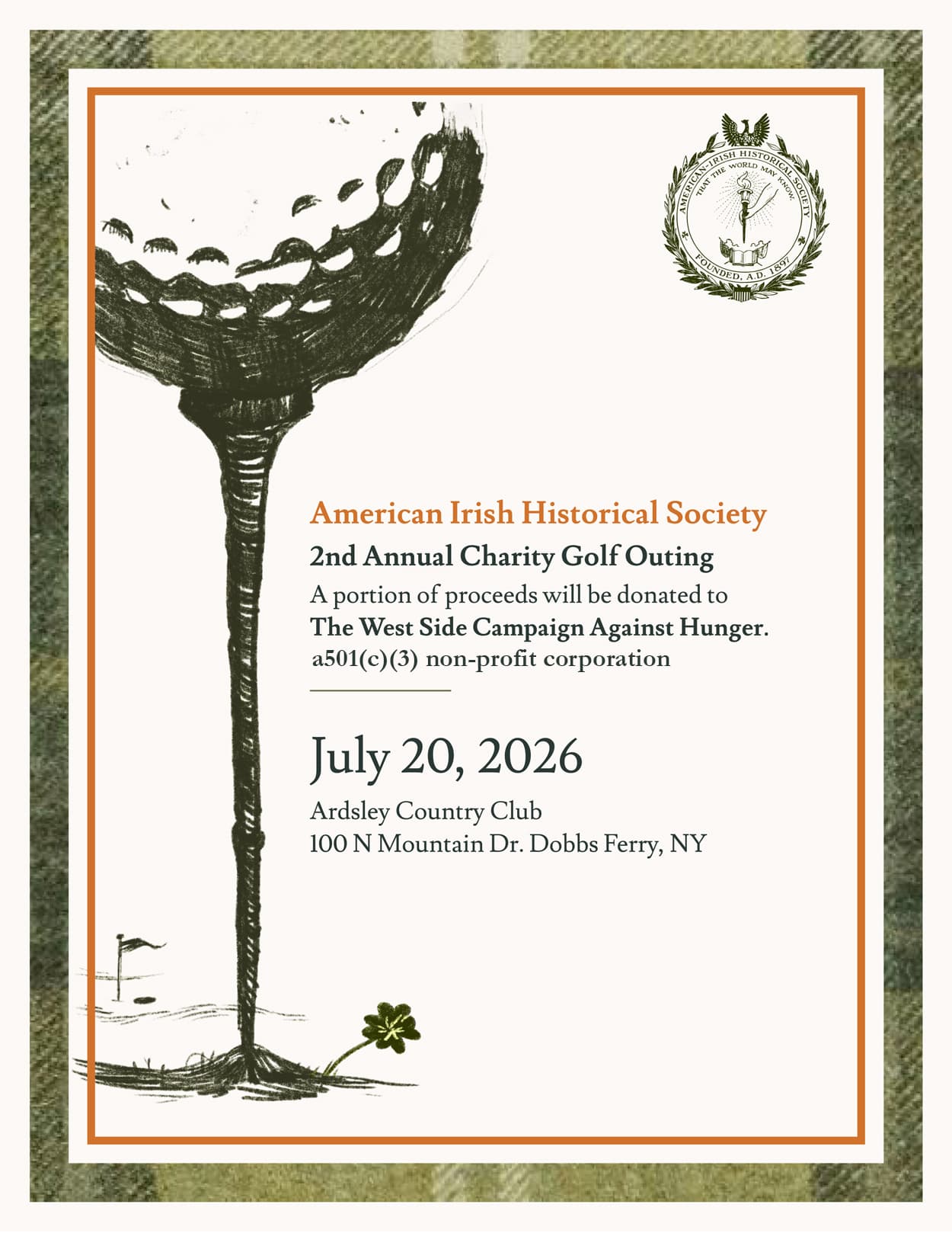 Annual Golf Outing and Dinner