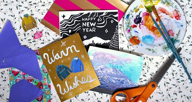 Block Printed Greeting Cards